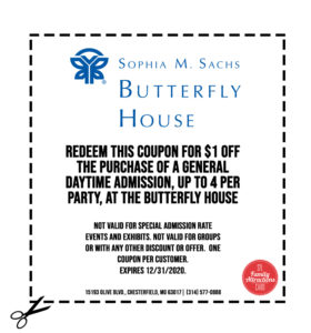 Butterfly House Discount