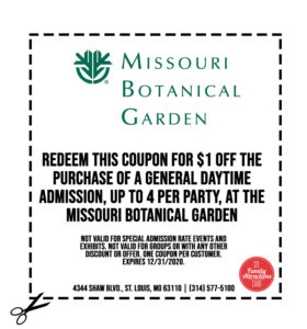 Missouri Botanical Discount